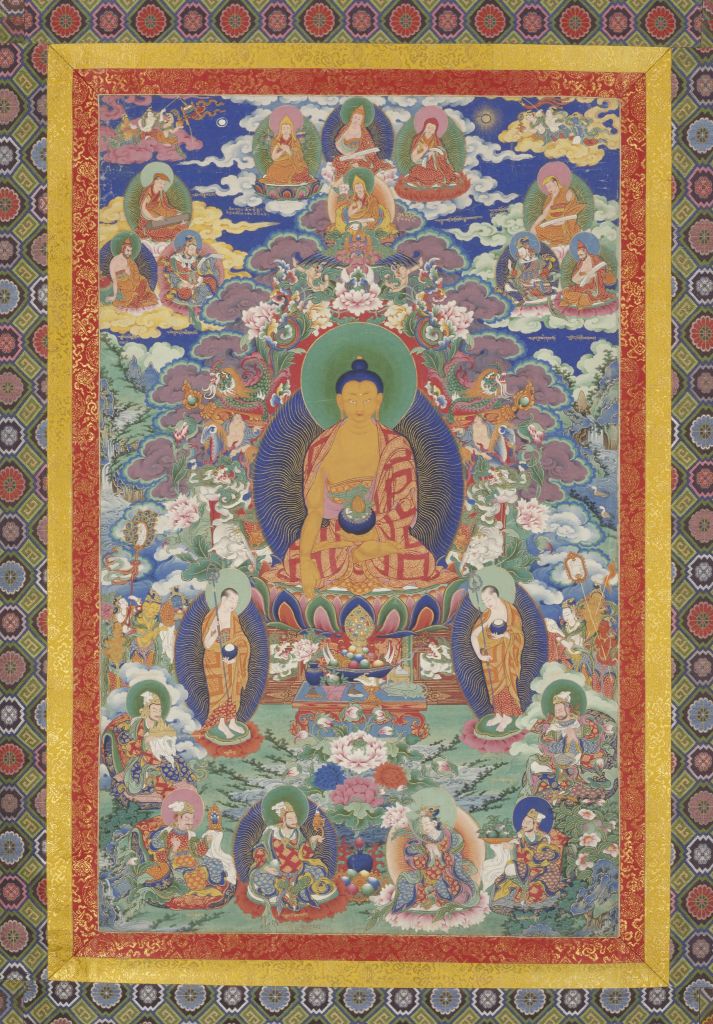 图片[1]-Origin of Sakyamuni Buddha (I) Thangka-China Archive